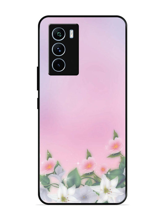 iQoo 9 SE Pink Floral Elegance