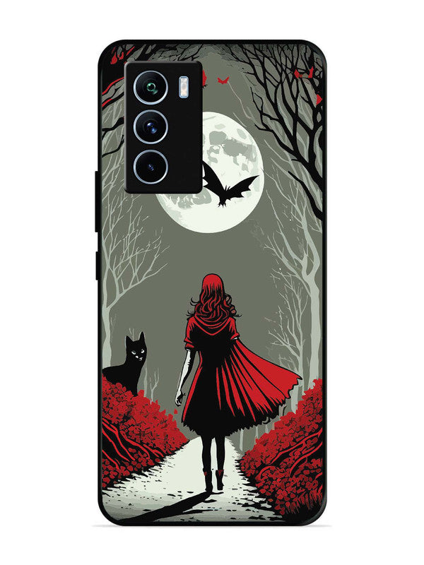 iQoo 9 SE Scarlet Girl in Red Forest