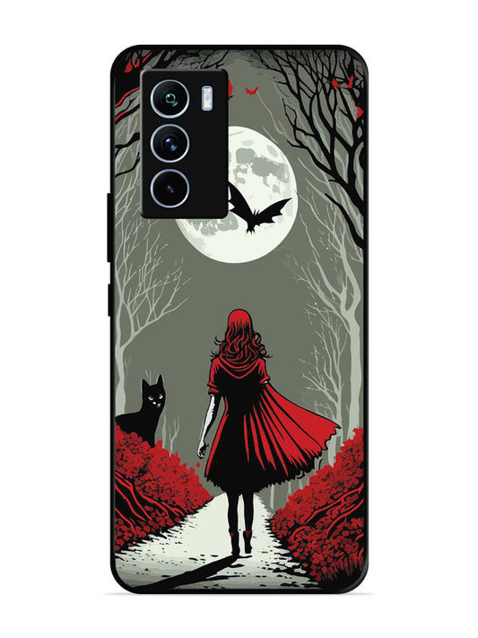 iQoo 9 SE Scarlet Girl in Red Forest