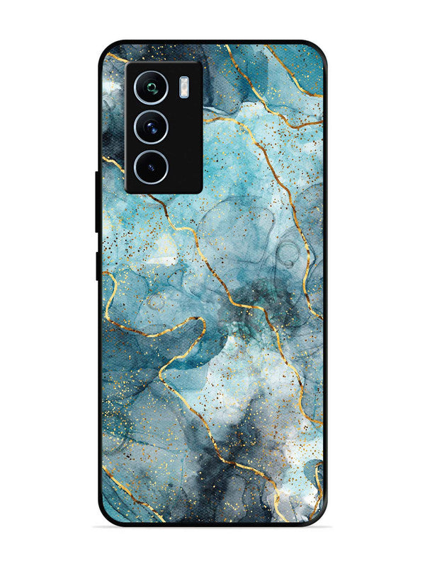 iQoo 9 SE Oceanic Golden Strip Marble