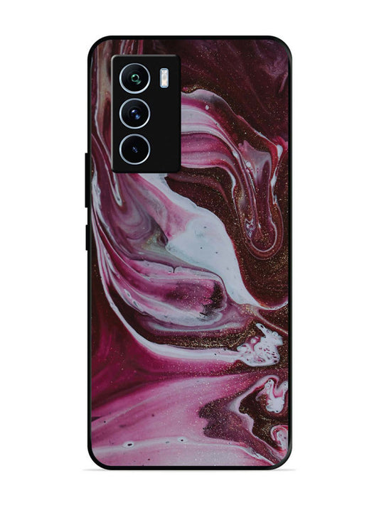 iQoo 9 SE Pink And Golden Marble