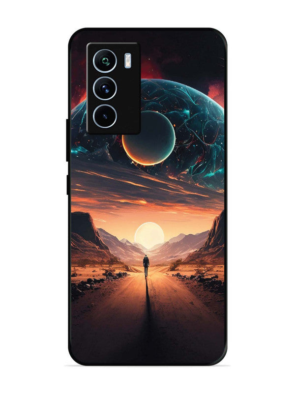 iQoo 9 SE Sunset with space scene