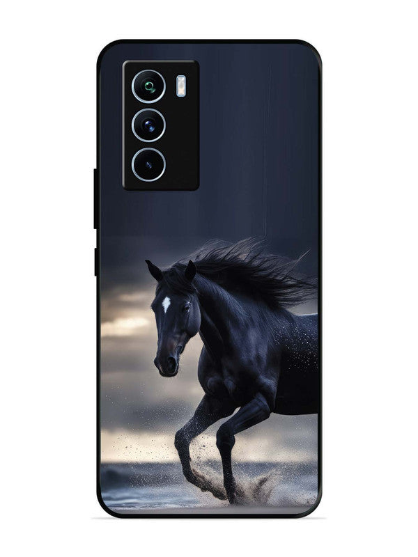 iQoo 9 SE black-horse-animal