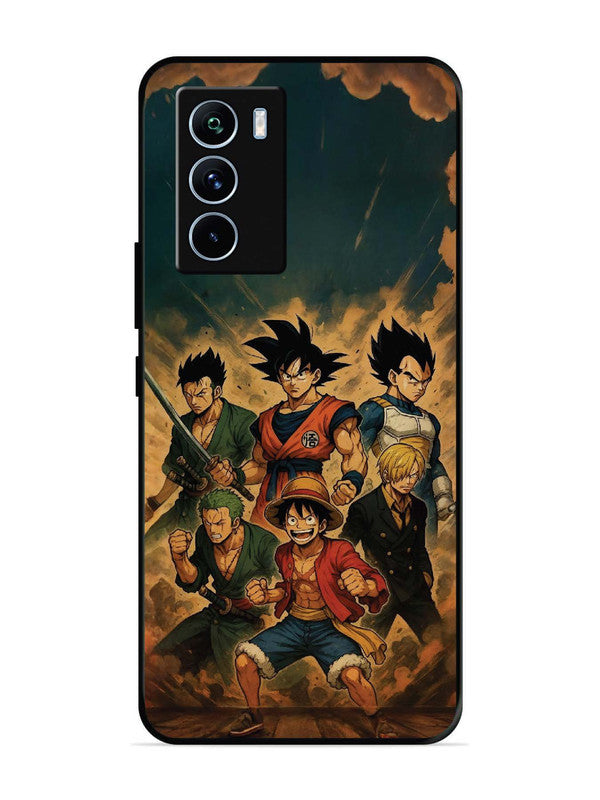 iQoo 9 SE OnePiece n Dragon Ball Z in one team