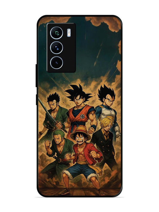 iQoo 9 SE OnePiece n Dragon Ball Z in one team