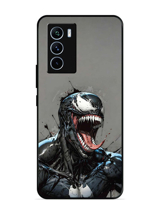 iQoo 9 SE Venom Symbiote Grin Art