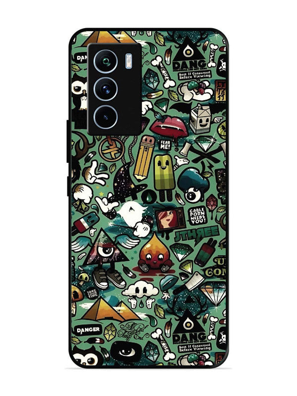 iQoo 9 SE Pop Art Doodle Graffiti Collage