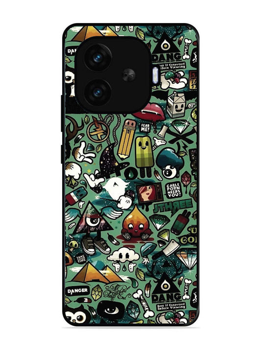 iQoo Neo 10R 5G Pop Art Doodle Graffiti Collage