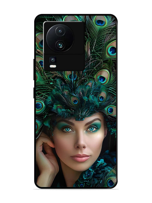 Iqoo Neo 7 5G Girl with peacock feather Crown