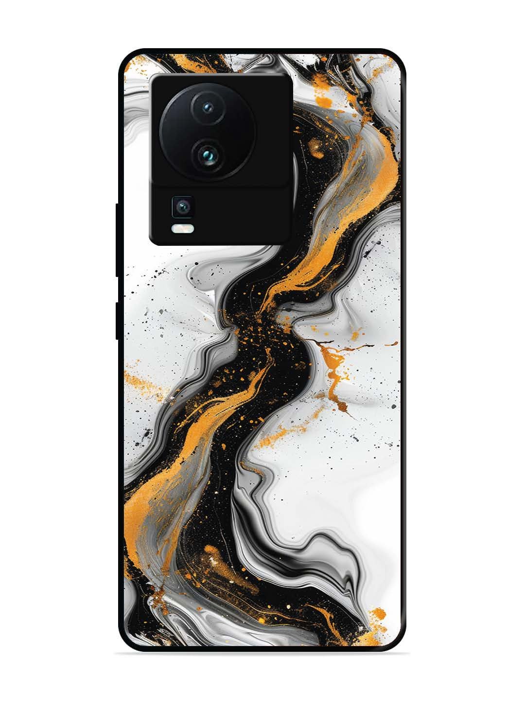 Iqoo Neo 7 5G Black And Golden Marble Essence