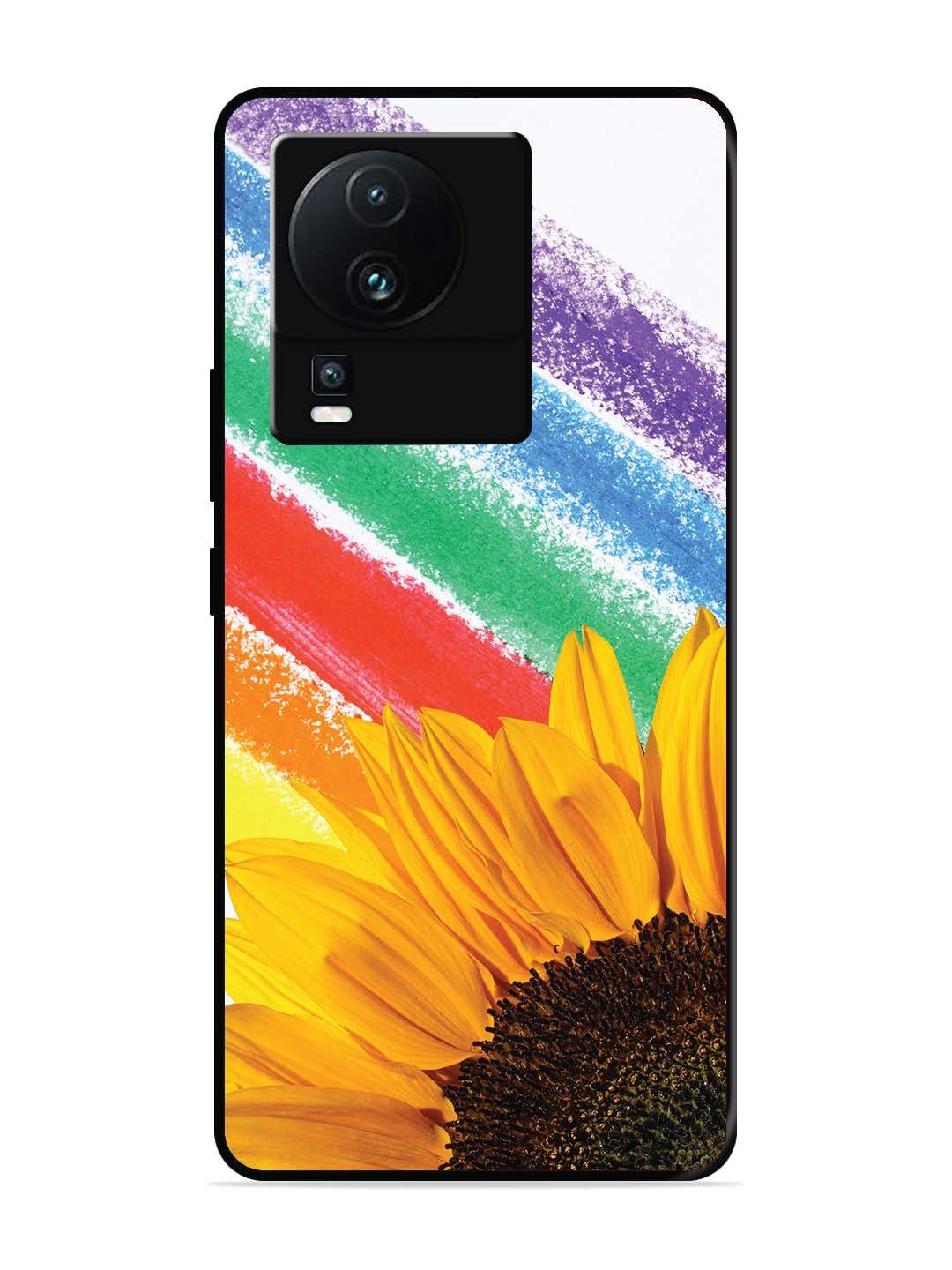 Iqoo Neo 7 5G Sunflower on Colourful Lines