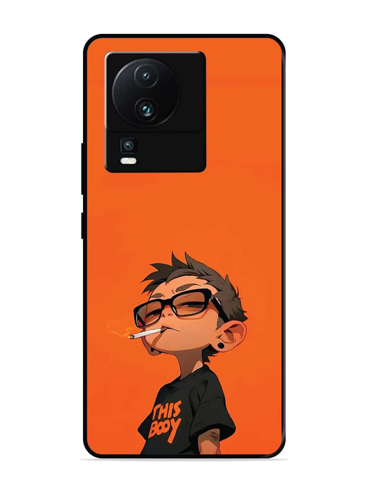 Iqoo Neo 7 5G Vibrant Orange Attitude Cartoon