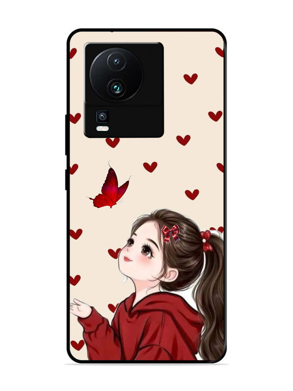 iQoo Neo 7 5G Beautiful girl with red butterfly