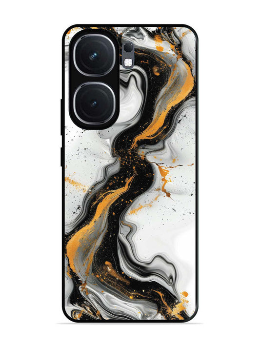 iQoo Neo 9 Pro Black And Golden Marble Essence