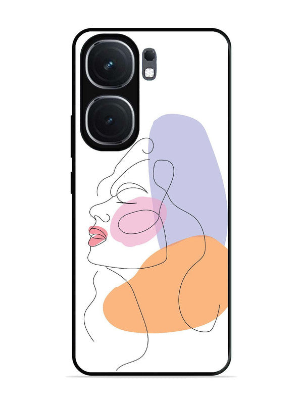 iQoo Neo 9 Pro Line Art Girl Face