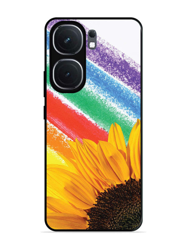 iQoo Neo 9 Pro Sunflower on Colourful Lines