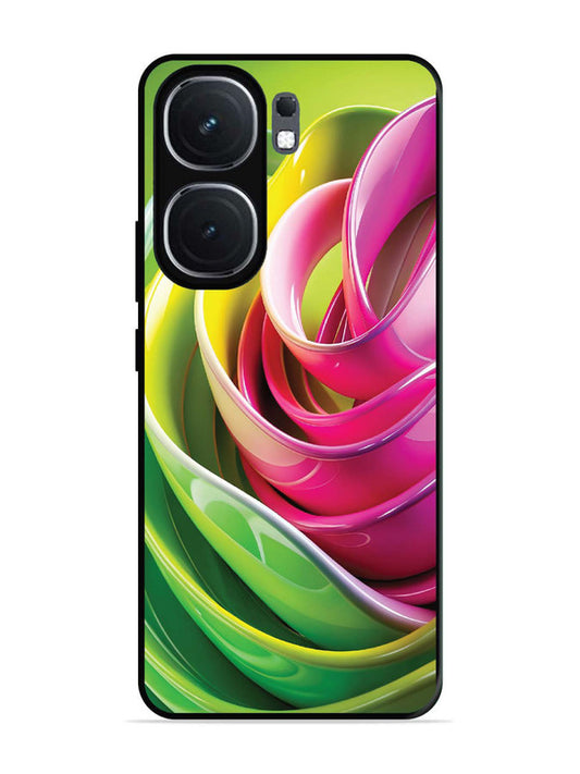 iQoo Neo 9 Pro Vibrant Swirl Glossy Ribbon Art
