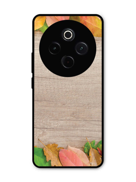Iqoo Z10 5G Autumn Leafs On Wooden Table