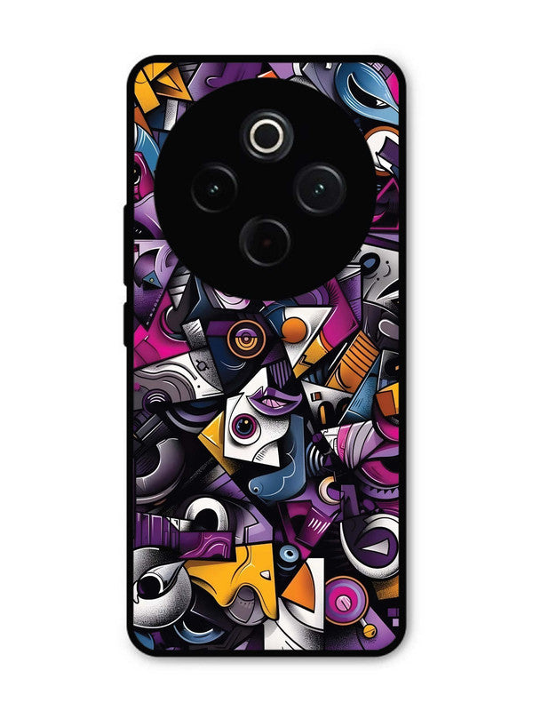 Iqoo Z10 5G Abstract Geometric Graffiti Chaos