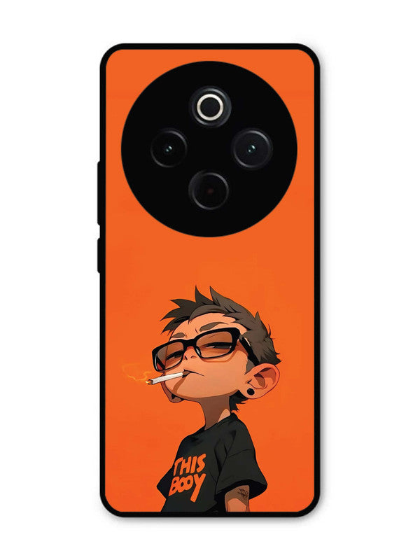 Iqoo Z10 5G Vibrant Orange Attitude Cartoon