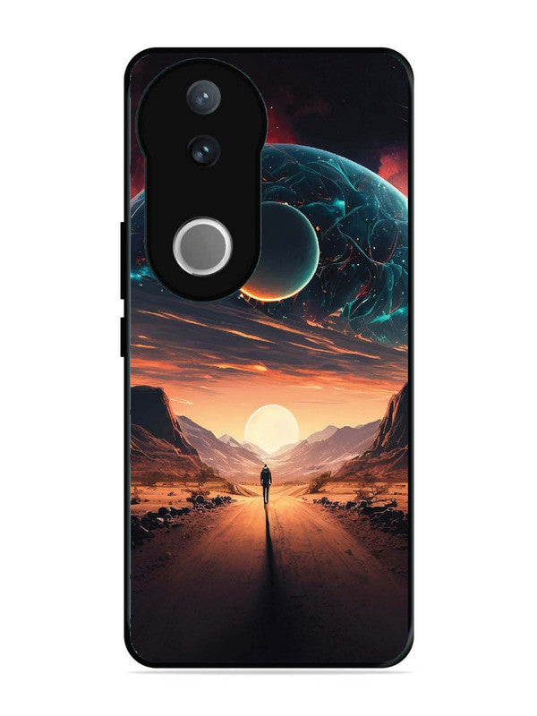 iQoo Z10R 5G Sunset with space scene