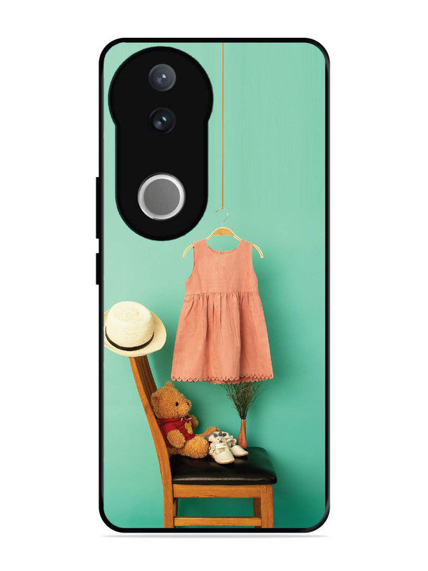 iQoo Z10R 5G Trendy dress for girl near toy bear