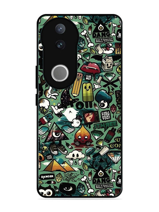 iQoo Z10R 5G Pop Art Doodle Graffiti Collage