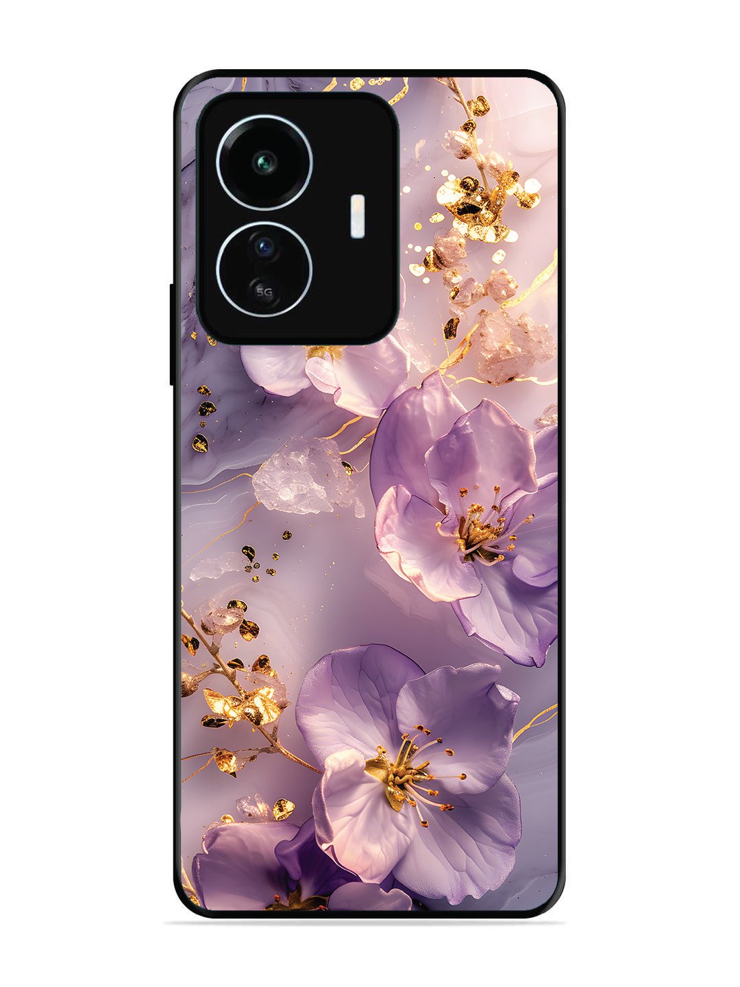 Iqoo Z6 Lite Orchid with Golden Safron