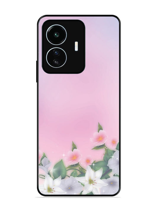 Iqoo Z6 Lite Pink Floral Elegance