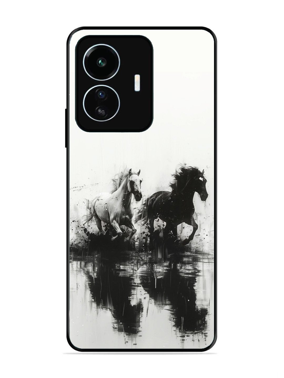 Iqoo Z6 Lite Black & White Horse
