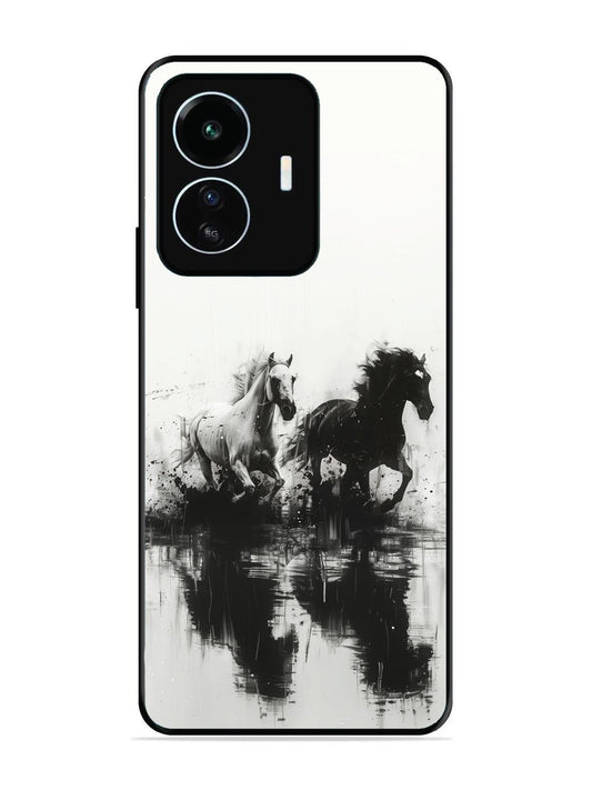 Iqoo Z6 Lite Black & White Horse