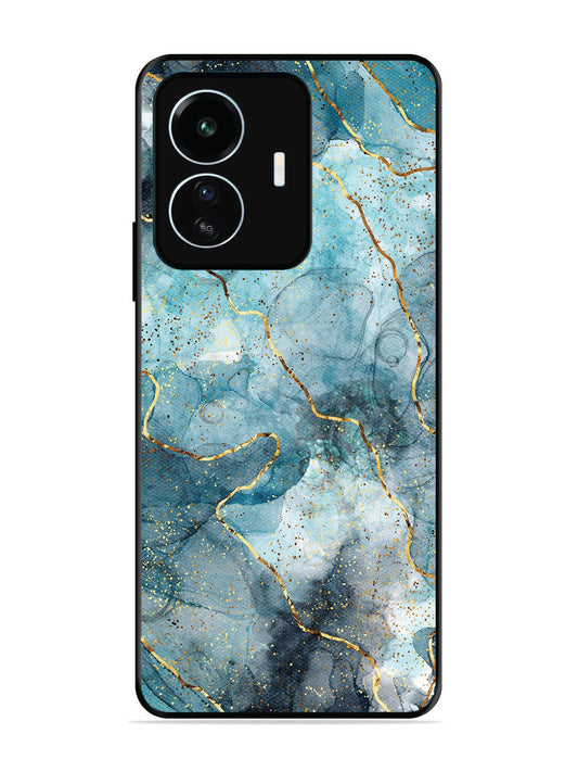 Iqoo Z6 Lite Oceanic Golden Strip Marble