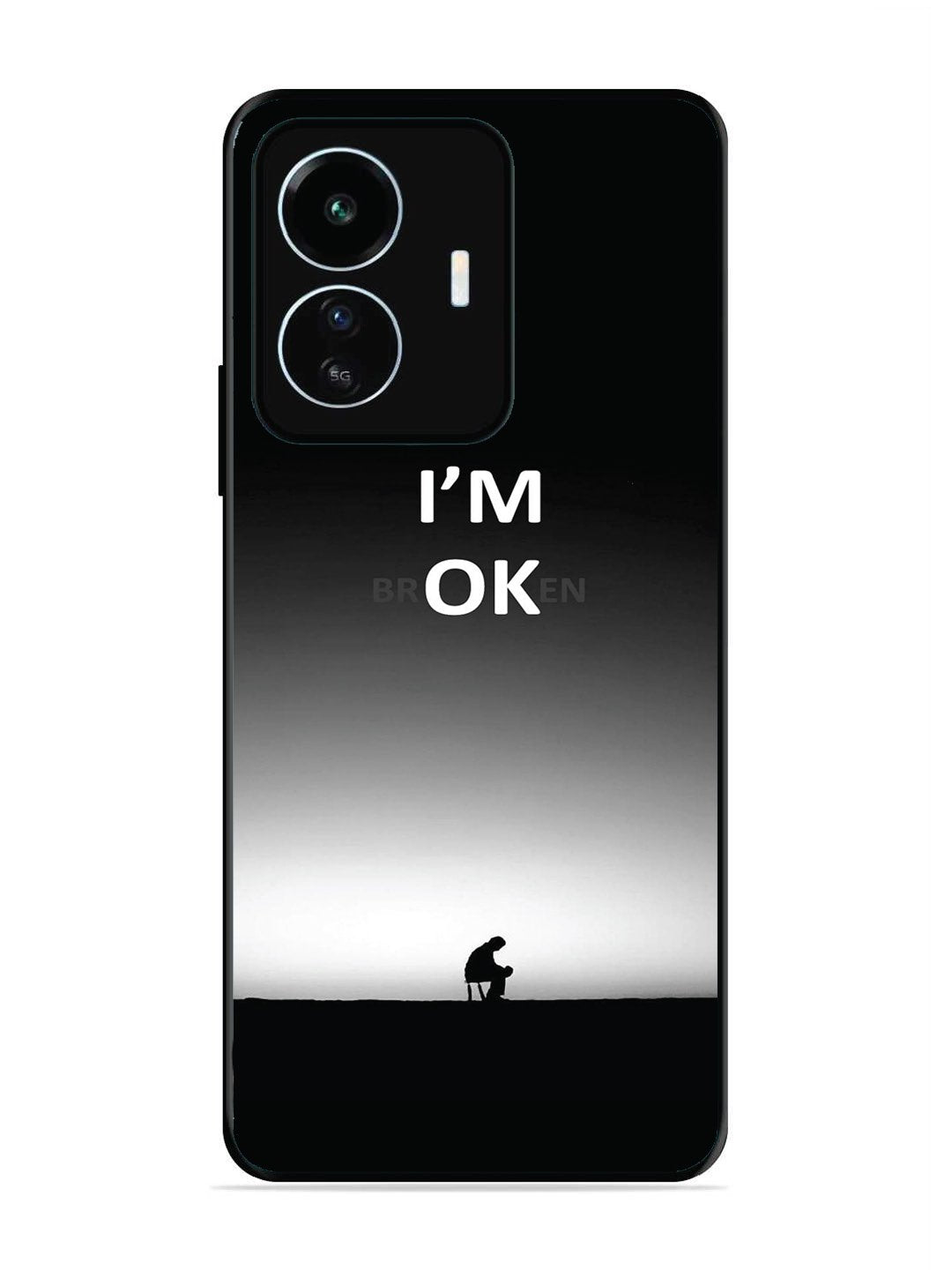 Iqoo Z6 Lite I'm Broken A man on Chair Alone