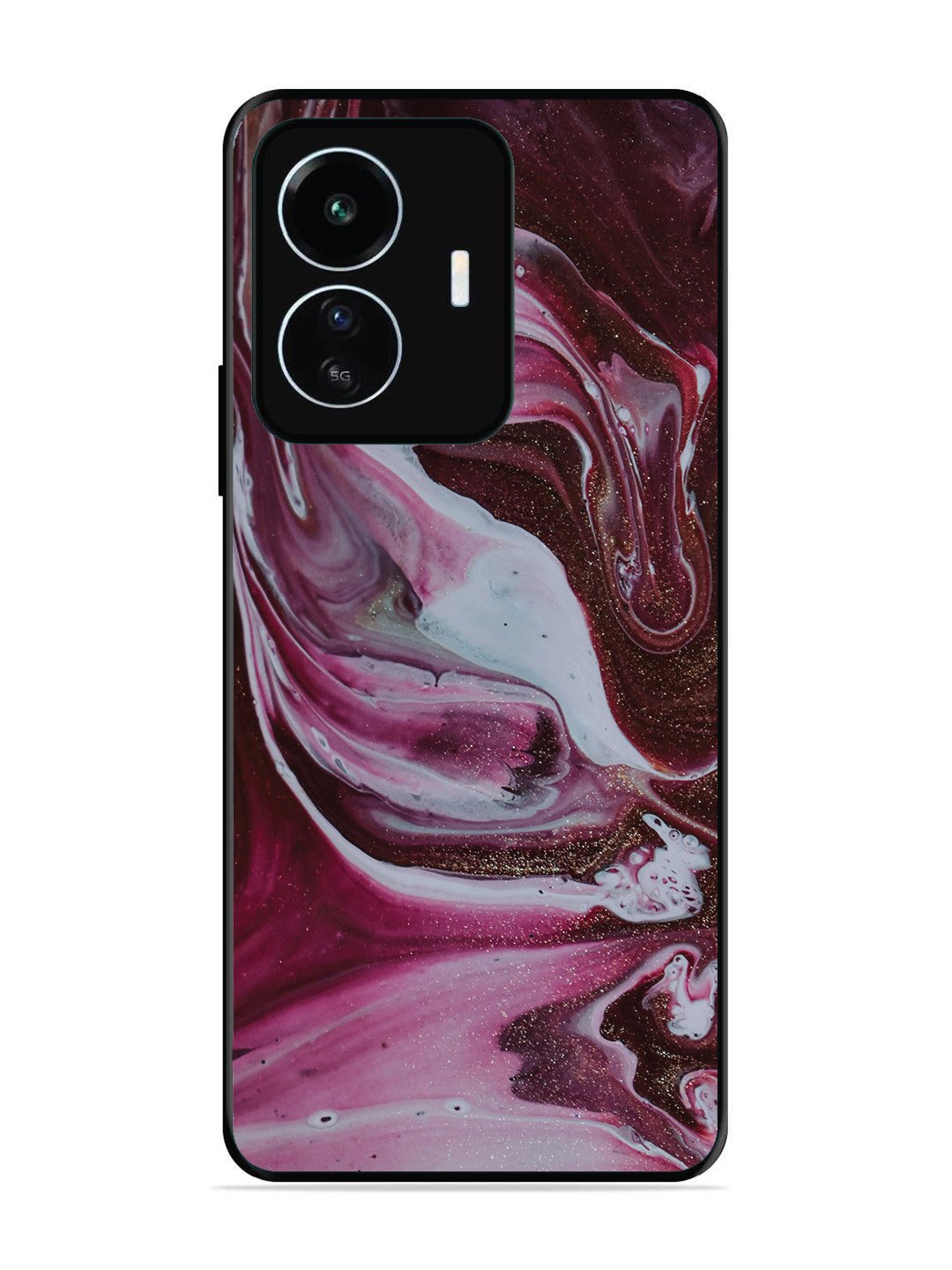 Iqoo Z6 Lite Pink And Golden Marble