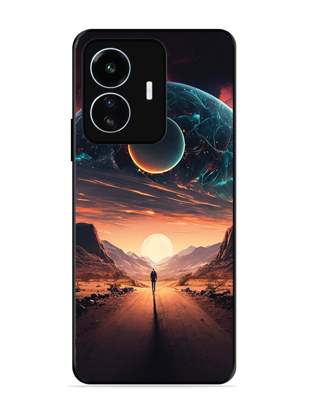Iqoo Z6 Lite Sunset with space scene