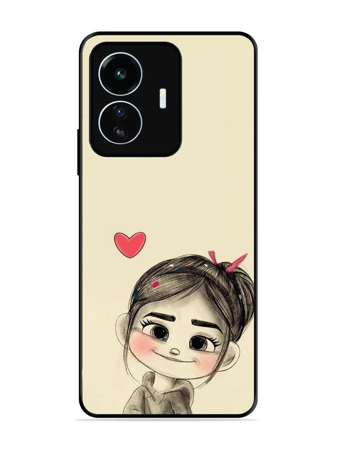 Iqoo Z6 Lite Cute Girl Looking at You