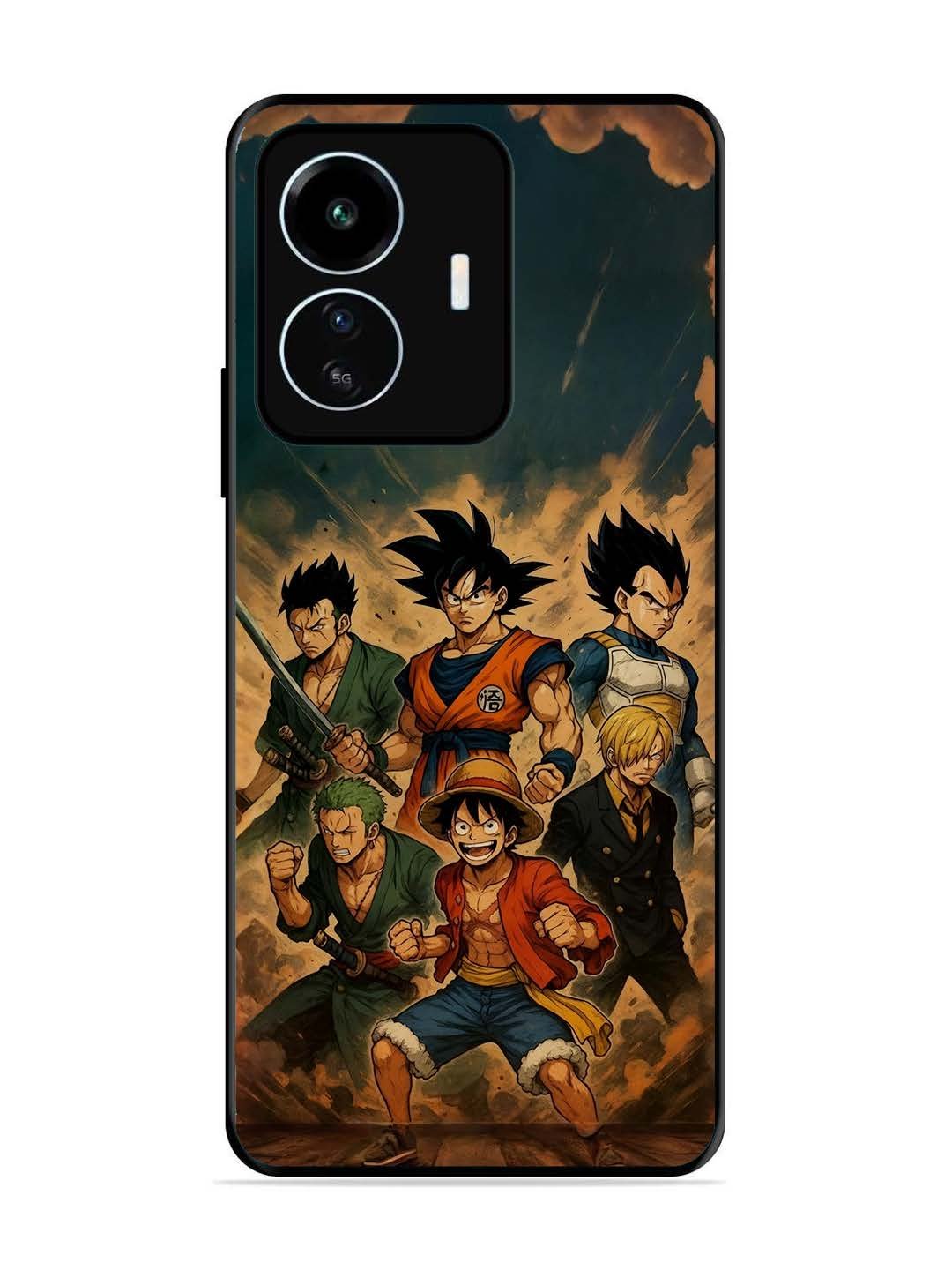 Iqoo Z6 Lite OnePiece n Dragon Ball Z in one team