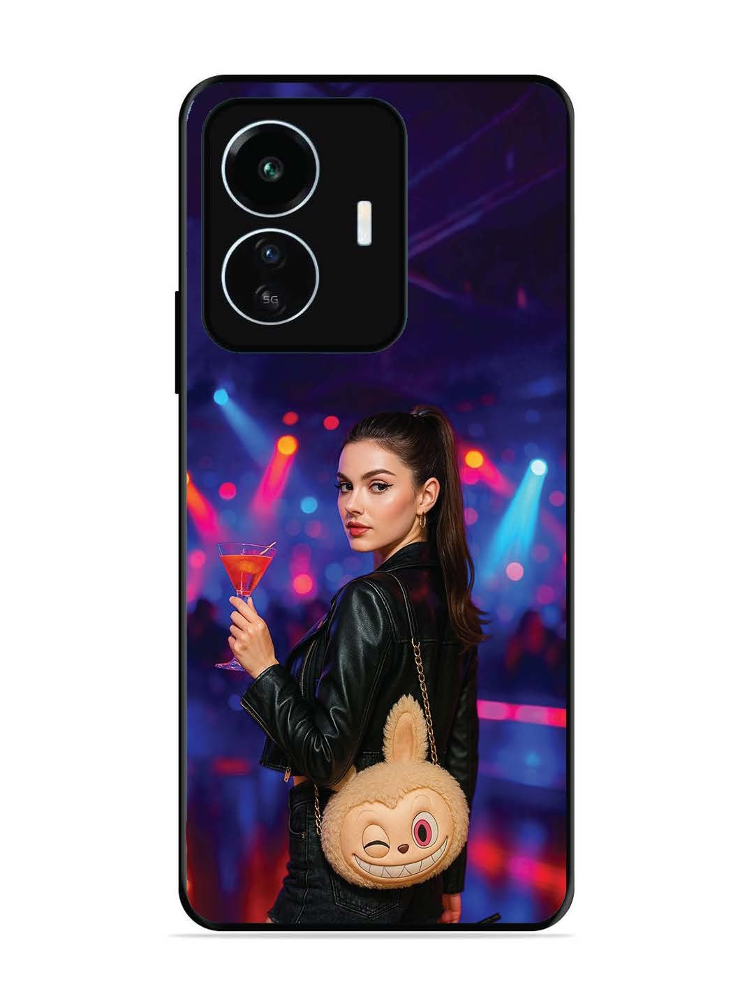 Iqoo Z6 Lite Girl with Labubu Purs