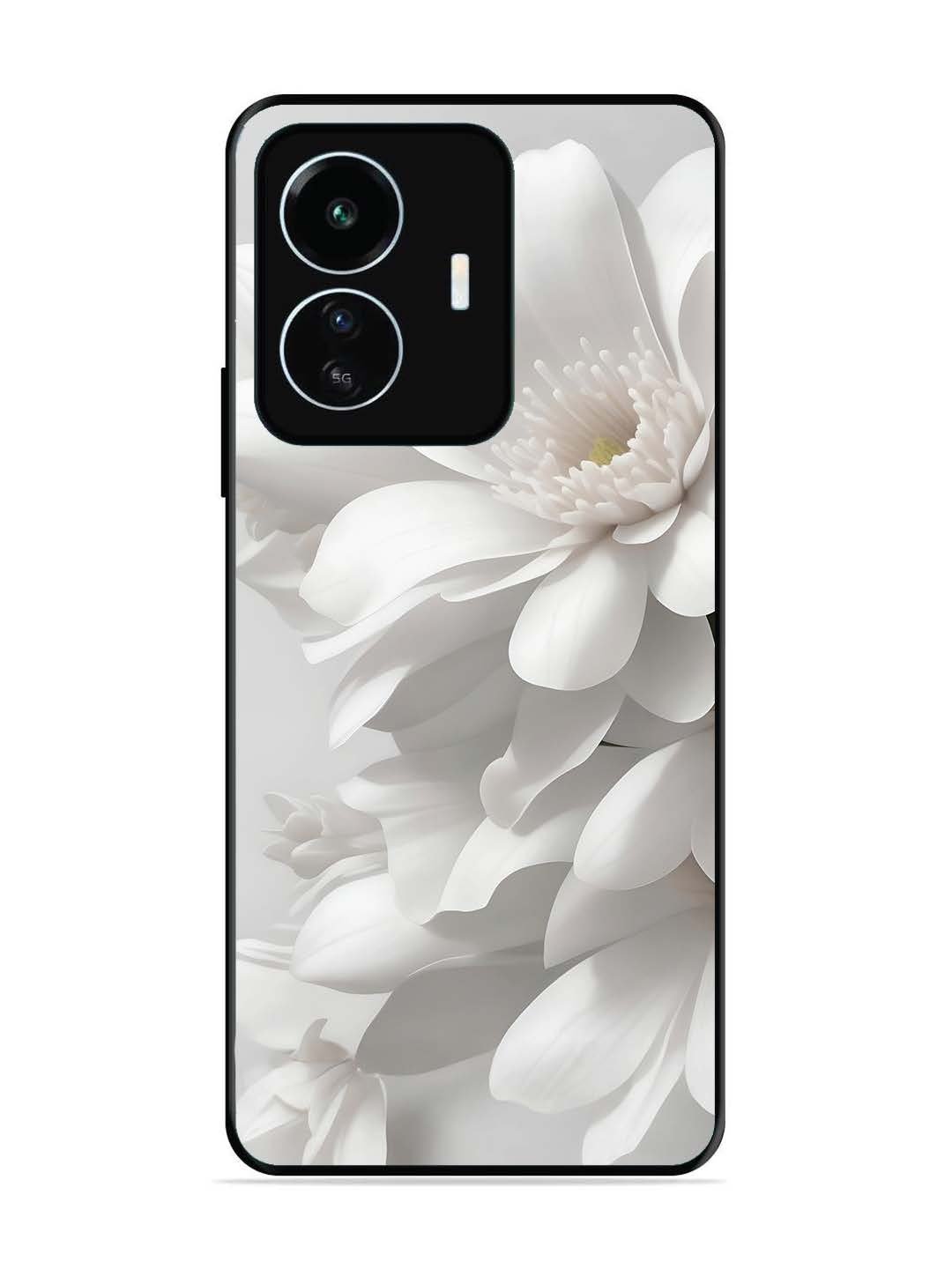 Iqoo Z6 Lite Soft Focus Purity white Flower