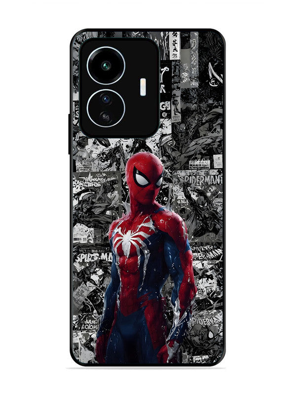 iQoo Z6 Lite Spiderman Highlighted on News Paper
