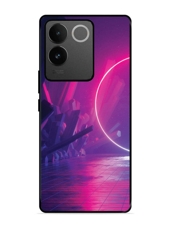 iQoo Z7 Pro 5G abstract with Neon Light
