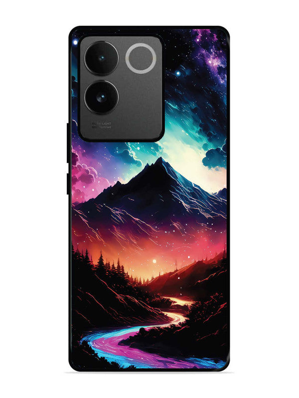 iQoo Z7 Pro 5G mountain-valley-Colorful-cloud-at-night