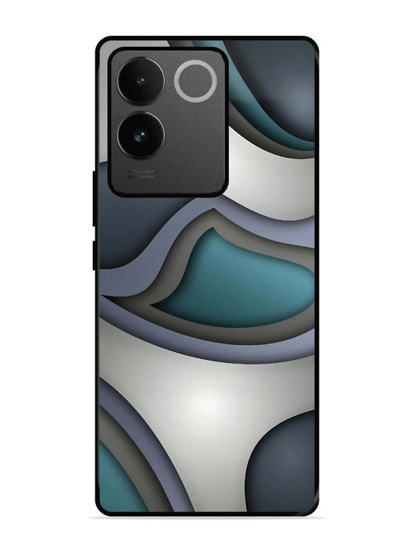 iQoo Z7 Pro 5G Slate Blue Gradient Wave