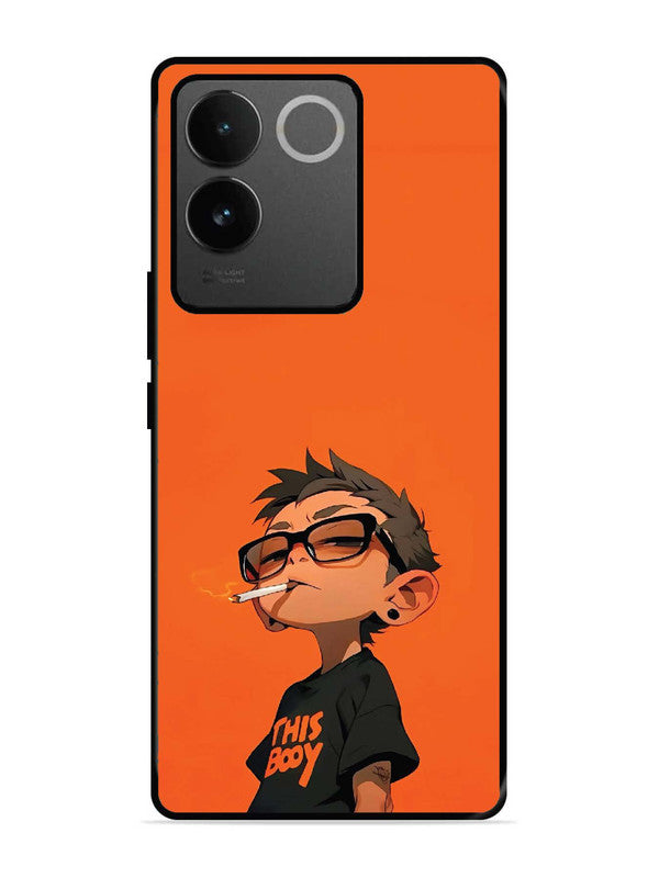 iQoo Z7 Pro 5G Vibrant Orange Attitude Cartoon