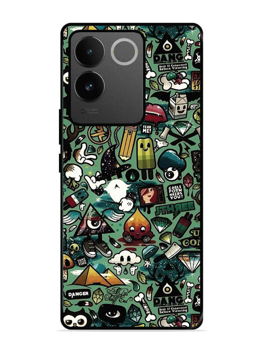 iQoo Z7 Pro 5G Pop Art Doodle Graffiti Collage