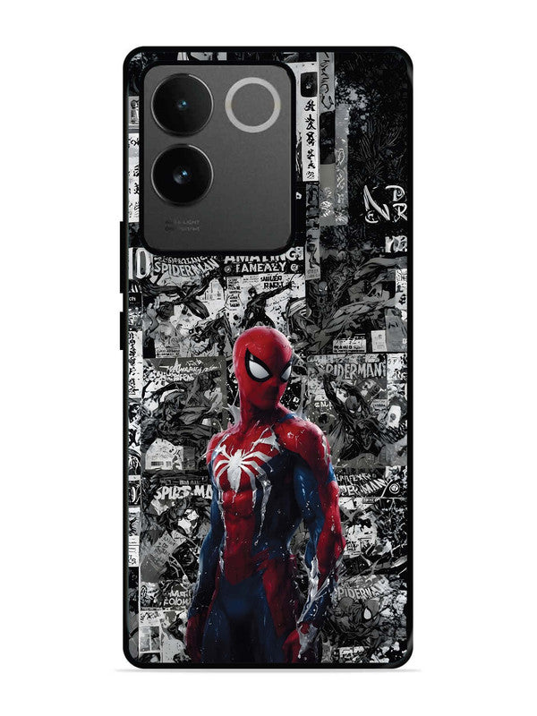 iQoo Z7 Pro 5G Spiderman Highlighted on News Paper
