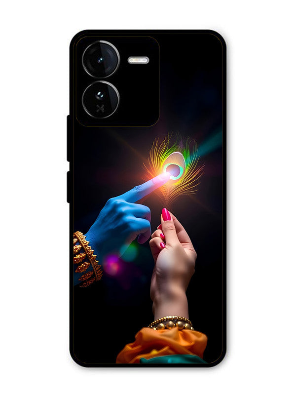 IQOO Z9 5G | 2D Metal | Radha Krishna touching feather | IQ-Z9-454