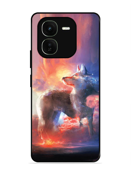 iqoo z9x 5g wolf-fantasy-animal