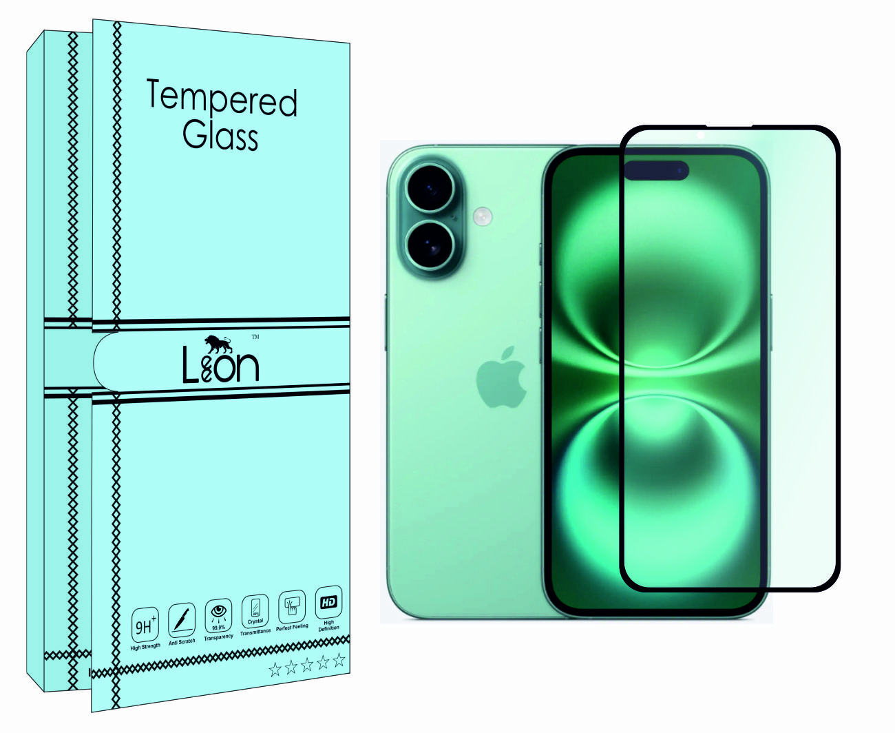 iPhone 16 | 11D Tempered Glass | Full Screen Protection | HD Clarity | IP-16-11D