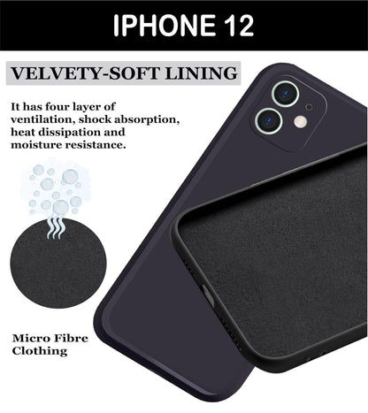 iPhone 12 | Silicone Case | Black | LSC001-IP-12-BL